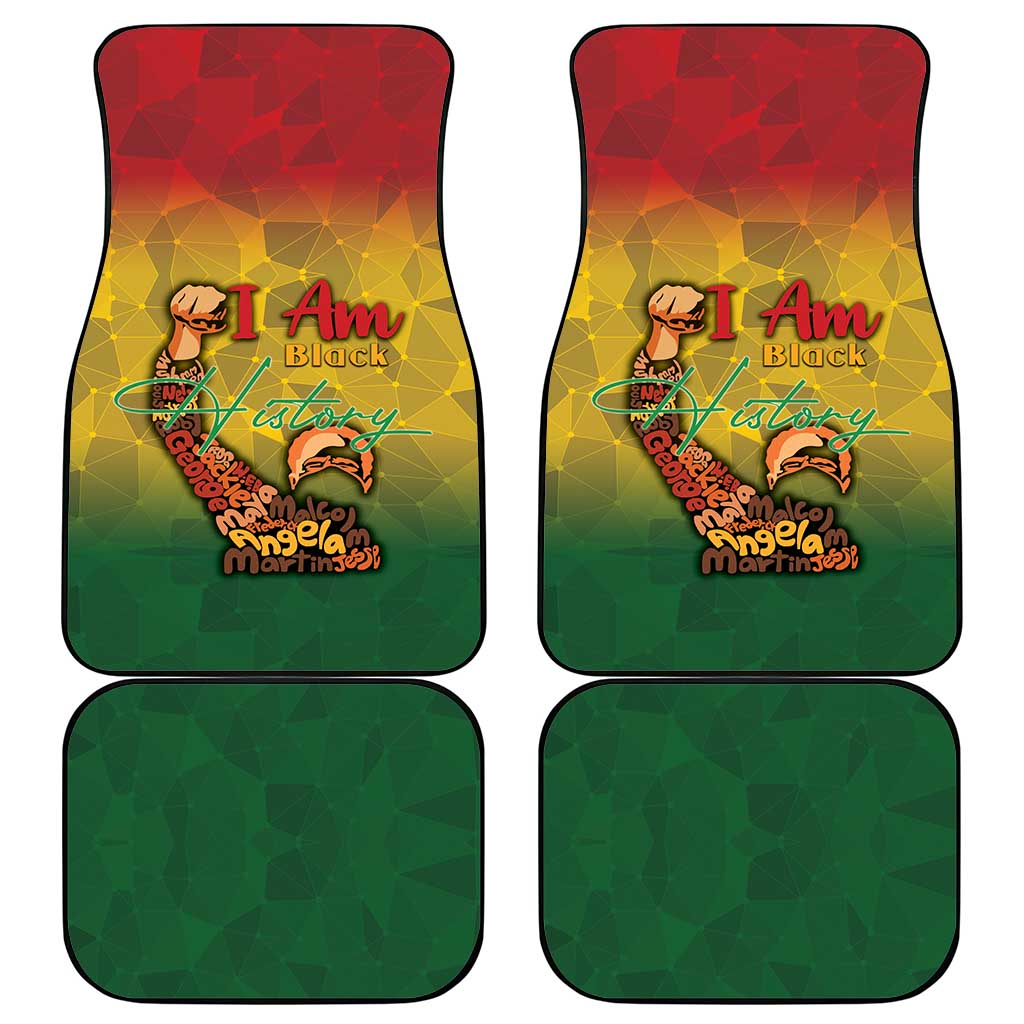 Black History Month Car Mats Africa I Am Black