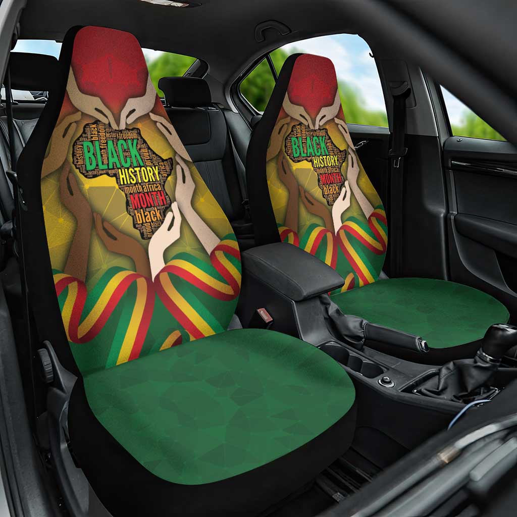 Black History Month Car Seat Cover Africa I Am Black