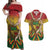 Black History Month Couples Matching Off Shoulder Maxi Dress and Hawaiian Shirt Africa I Am Black