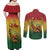 Black History Month Couples Matching Off Shoulder Maxi Dress and Long Sleeve Button Shirt Africa I Am Black