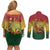 Black History Month Couples Matching Off Shoulder Short Dress and Long Sleeve Button Shirt Africa I Am Black