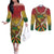 Black History Month Couples Matching Off The Shoulder Long Sleeve Dress and Long Sleeve Button Shirt Africa I Am Black