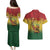 Black History Month Couples Matching Puletasi and Hawaiian Shirt Africa I Am Black