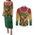 Black History Month Couples Matching Puletasi and Long Sleeve Button Shirt Africa I Am Black
