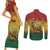 Black History Month Couples Matching Short Sleeve Bodycon Dress and Long Sleeve Button Shirt Africa I Am Black