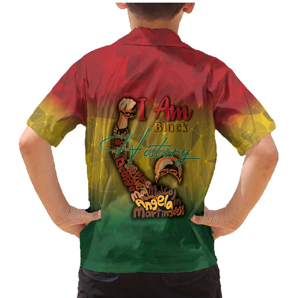 Black History Month Family Matching Mermaid Dress and Hawaiian Shirt Africa I Am Black