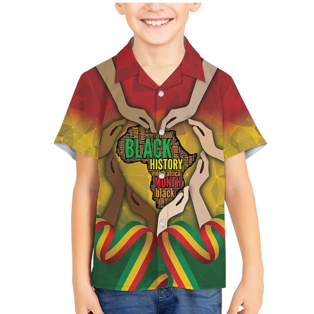 Black History Month Family Matching Mermaid Dress and Hawaiian Shirt Africa I Am Black