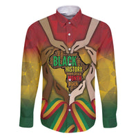 Black History Month Family Matching Off The Shoulder Long Sleeve Dress and Hawaiian Shirt Africa I Am Black