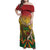 Black History Month Family Matching Off Shoulder Maxi Dress and Hawaiian Shirt Africa I Am Black