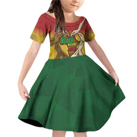 Black History Month Family Matching Off Shoulder Short Dress and Hawaiian Shirt Africa I Am Black
