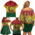 Black History Month Family Matching Off Shoulder Short Dress and Hawaiian Shirt Africa I Am Black
