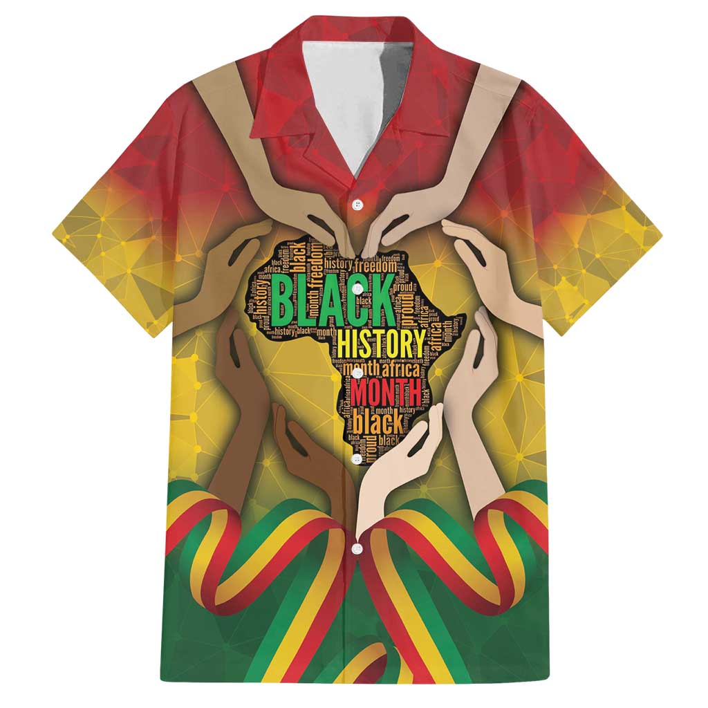 Black History Month Family Matching Summer Maxi Dress and Hawaiian Shirt Africa I Am Black