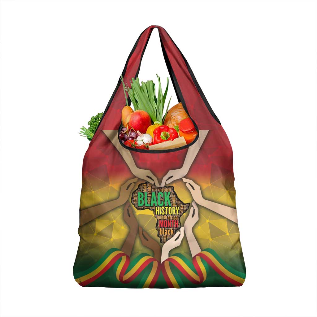 Black History Month Grocery Bag Africa I Am Black