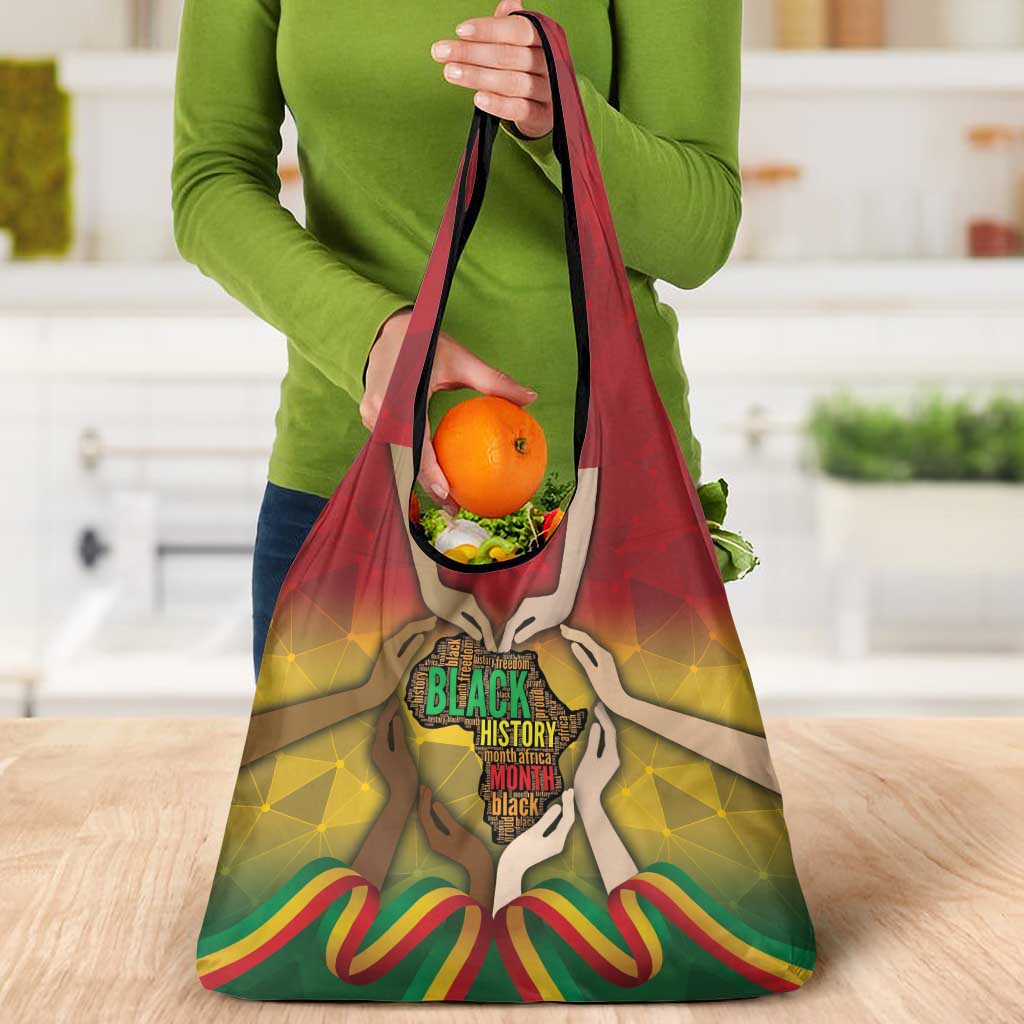 Black History Month Grocery Bag Africa I Am Black