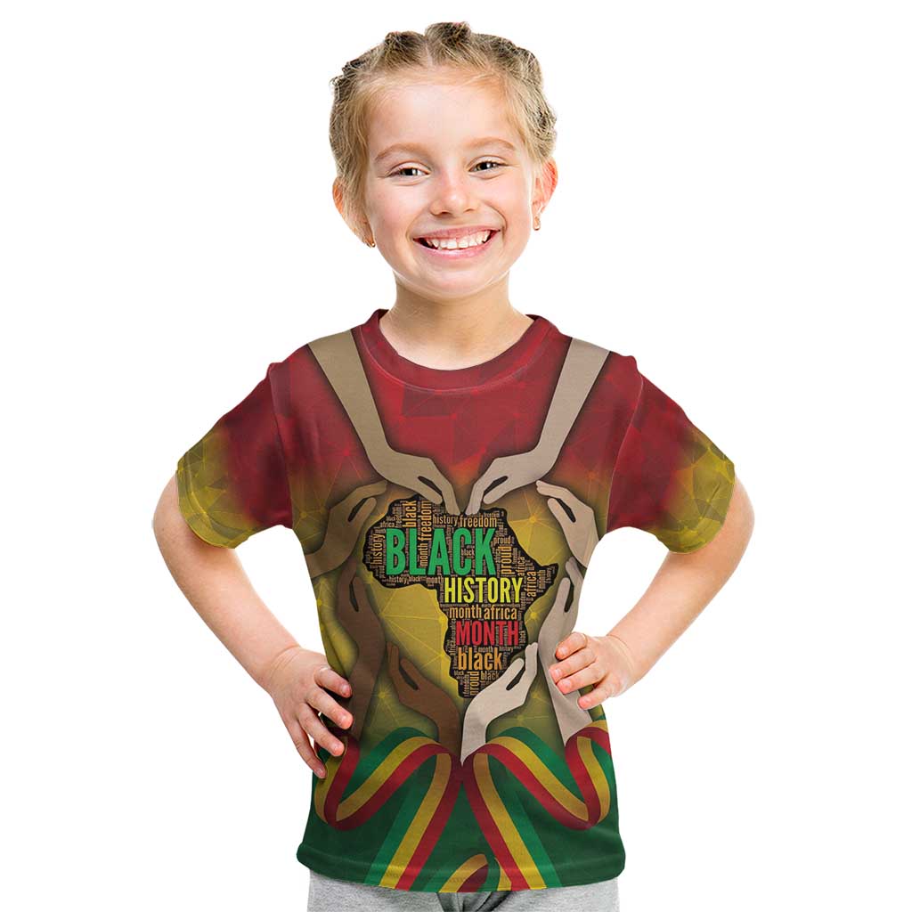 Black History Month Kid T Shirt Africa I Am Black
