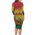 Black History Month Long Sleeve Bodycon Dress Africa I Am Black