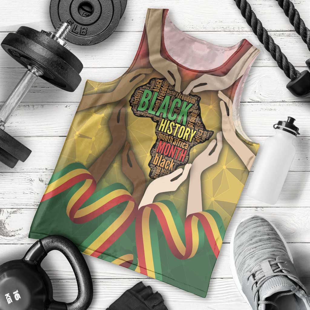 Black History Month Men Tank Top Africa I Am Black