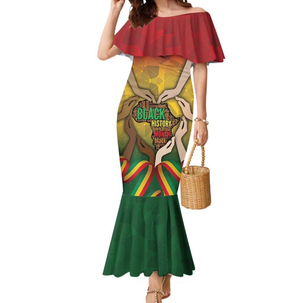 Black History Month Mermaid Dress Africa I Am Black