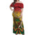 Black History Month Off Shoulder Maxi Dress Africa I Am Black