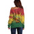 Black History Month Off Shoulder Sweater Africa I Am Black