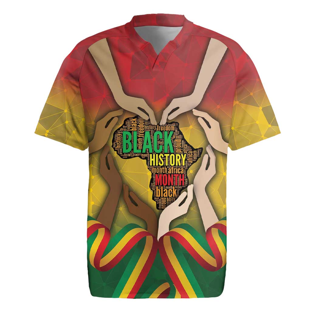 Black History Month Rugby Jersey Africa I Am Black