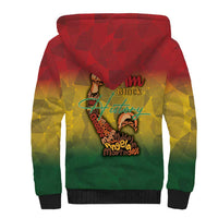 Black History Month Sherpa Hoodie Africa I Am Black