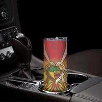 Black History Month Skinny Tumbler Africa I Am Black