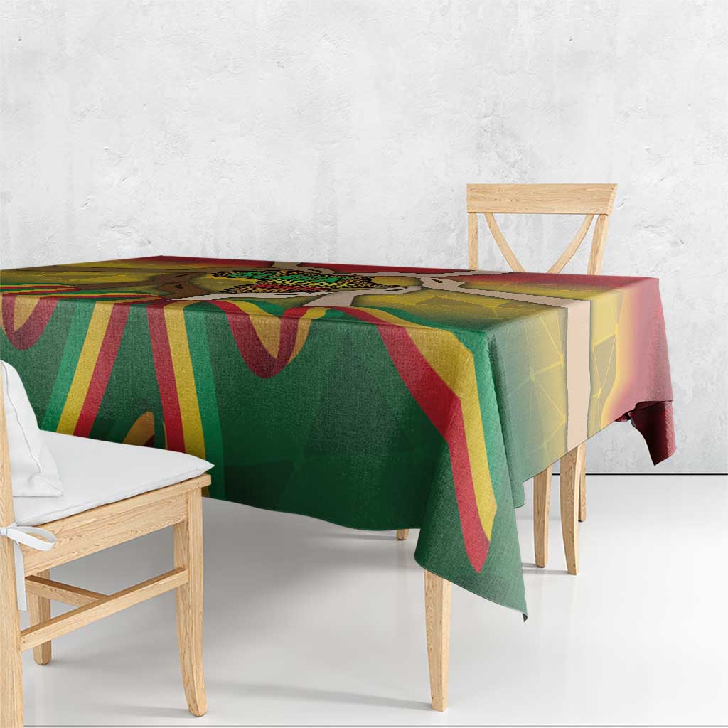 Black History Month Tablecloth Africa I Am Black