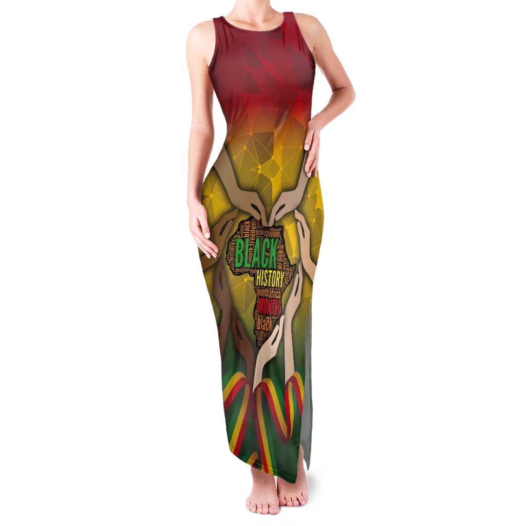 Black History Month Tank Maxi Dress Africa I Am Black