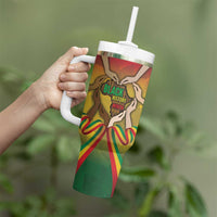 Black History Month Tumbler With Handle Africa I Am Black