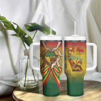 Black History Month Tumbler With Handle Africa I Am Black