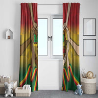 Black History Month Window Curtain Africa I Am Black