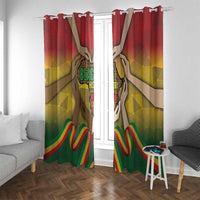 Black History Month Window Curtain Africa I Am Black