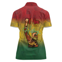 Black History Month Women Polo Shirt Africa I Am Black