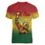 Black History Month Women V-Neck T-Shirt Africa I Am Black