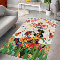 Mexico Cinco De Mayo Area Rug Dancing Mexican