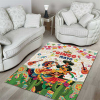 Mexico Cinco De Mayo Area Rug Dancing Mexican