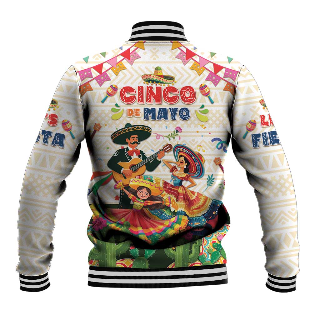 Mexico Cinco De Mayo Baseball Jacket Dancing Mexican