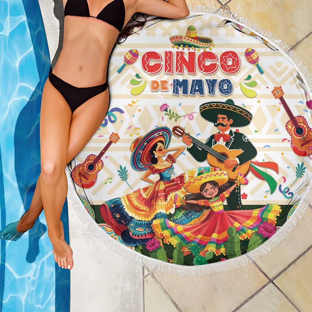 Mexico Cinco De Mayo Beach Blanket Dancing Mexican