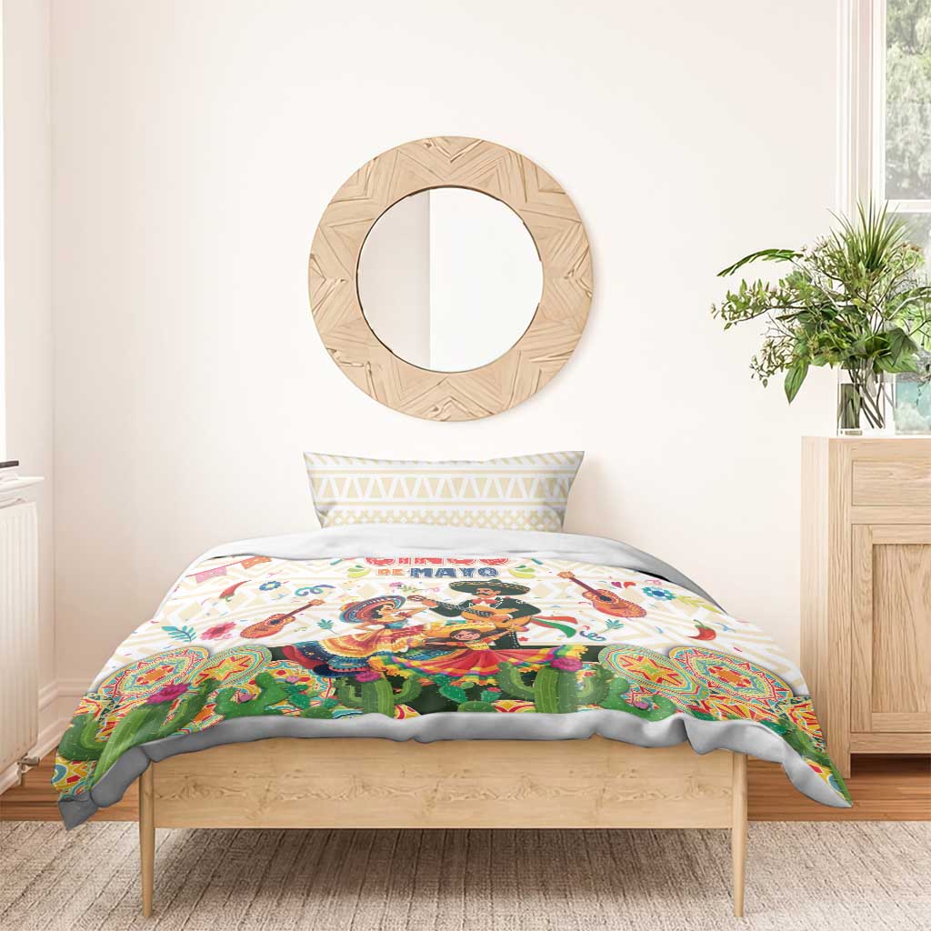 Mexico Cinco De Mayo Bedding Set Dancing Mexican