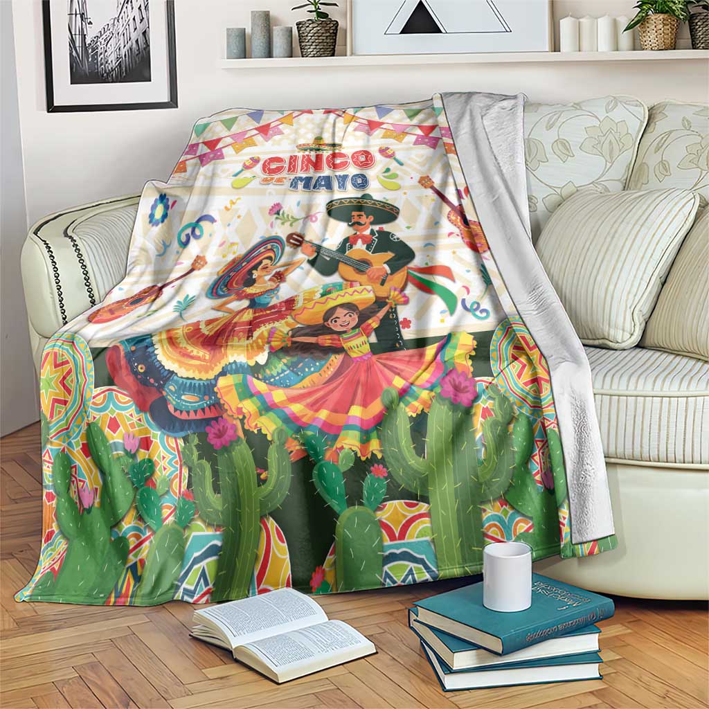 Mexico Cinco De Mayo Blanket Dancing Mexican