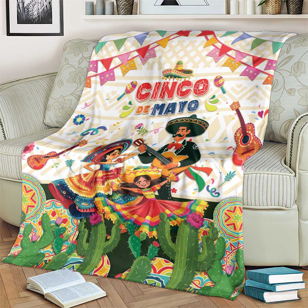 Mexico Cinco De Mayo Blanket Dancing Mexican