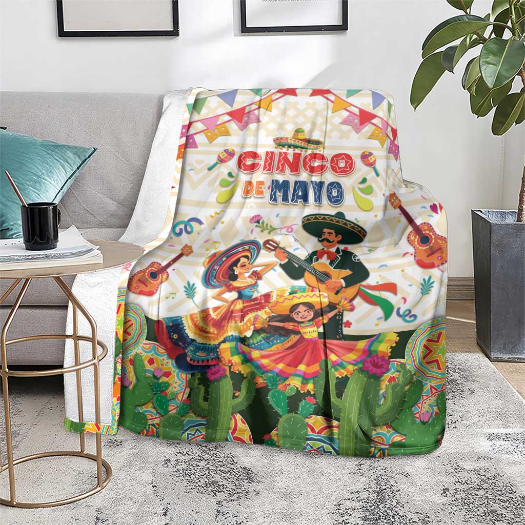 Mexico Cinco De Mayo Blanket Dancing Mexican