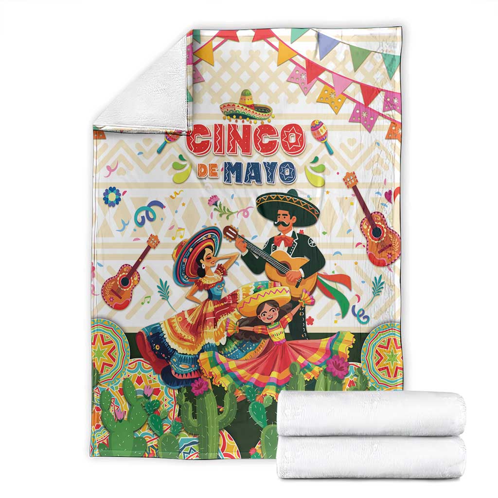 Mexico Cinco De Mayo Blanket Dancing Mexican