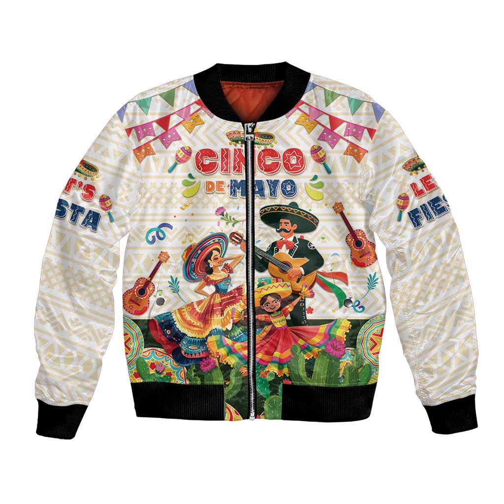 Mexico Cinco De Mayo Bomber Jacket Dancing Mexican