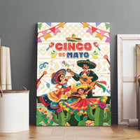 Mexico Cinco De Mayo Canvas Wall Art Dancing Mexican