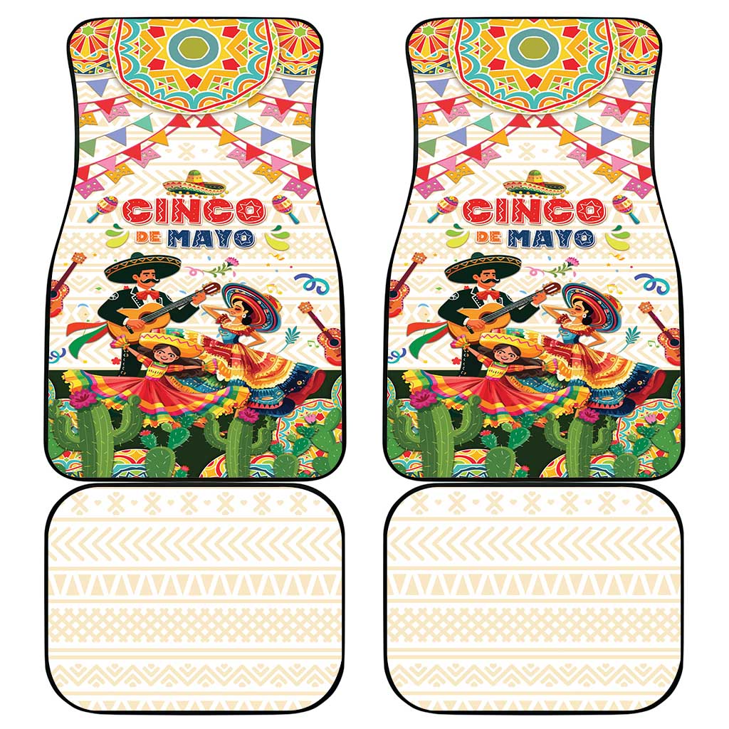 Mexico Cinco De Mayo Car Mats Dancing Mexican