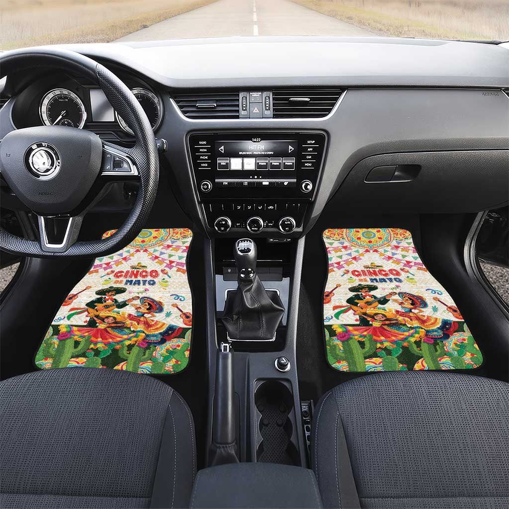 Mexico Cinco De Mayo Car Mats Dancing Mexican