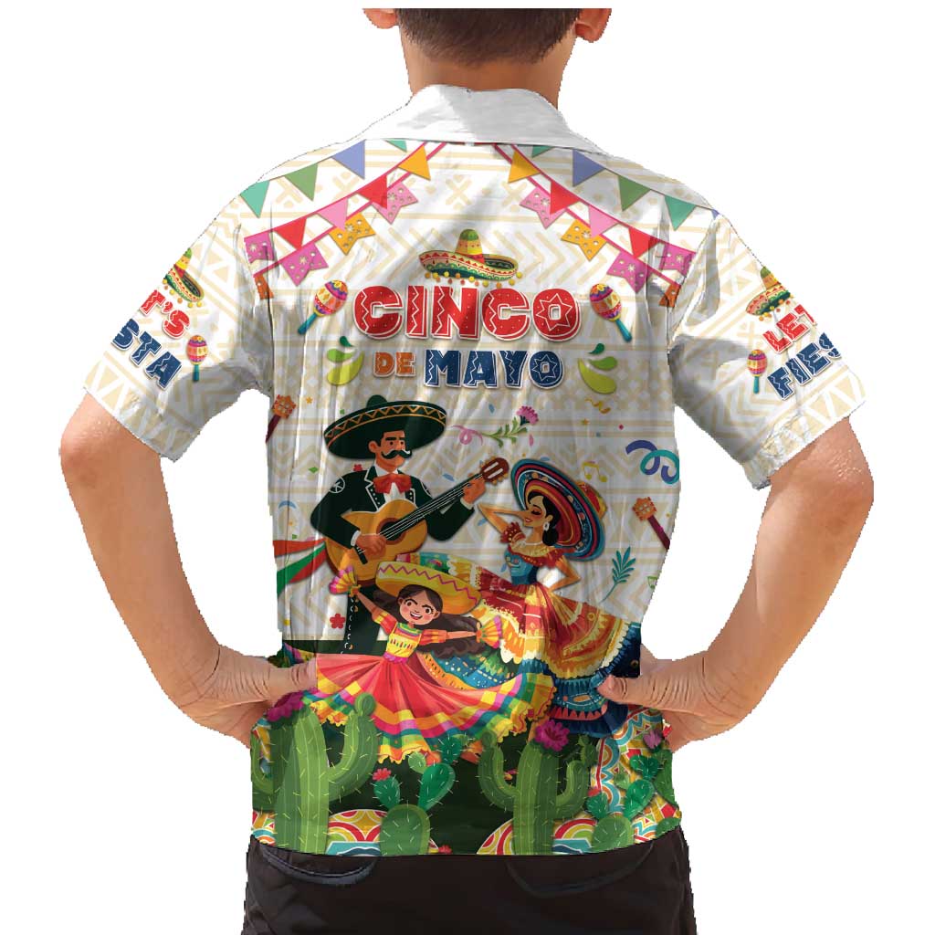 Mexico Cinco De Mayo Family Matching Mermaid Dress and Hawaiian Shirt Dancing Mexican
