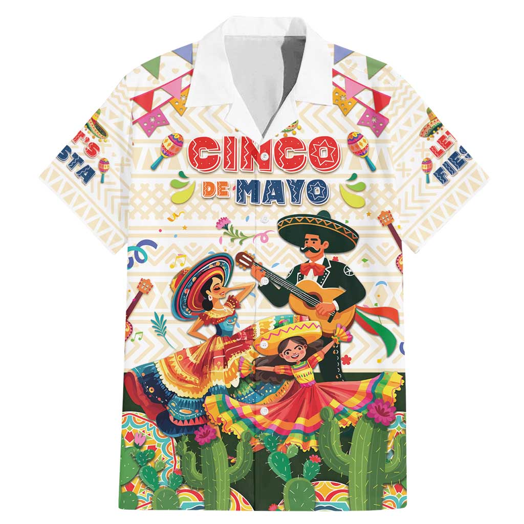 Mexico Cinco De Mayo Family Matching Mermaid Dress and Hawaiian Shirt Dancing Mexican
